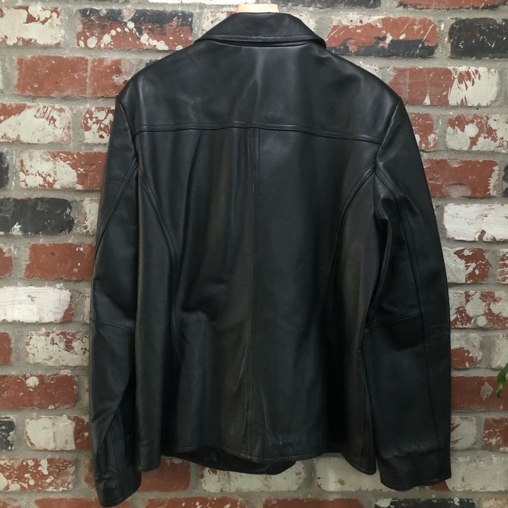 East 5th Women’s Black Leather Jacket size XL - Picture 2 of 8